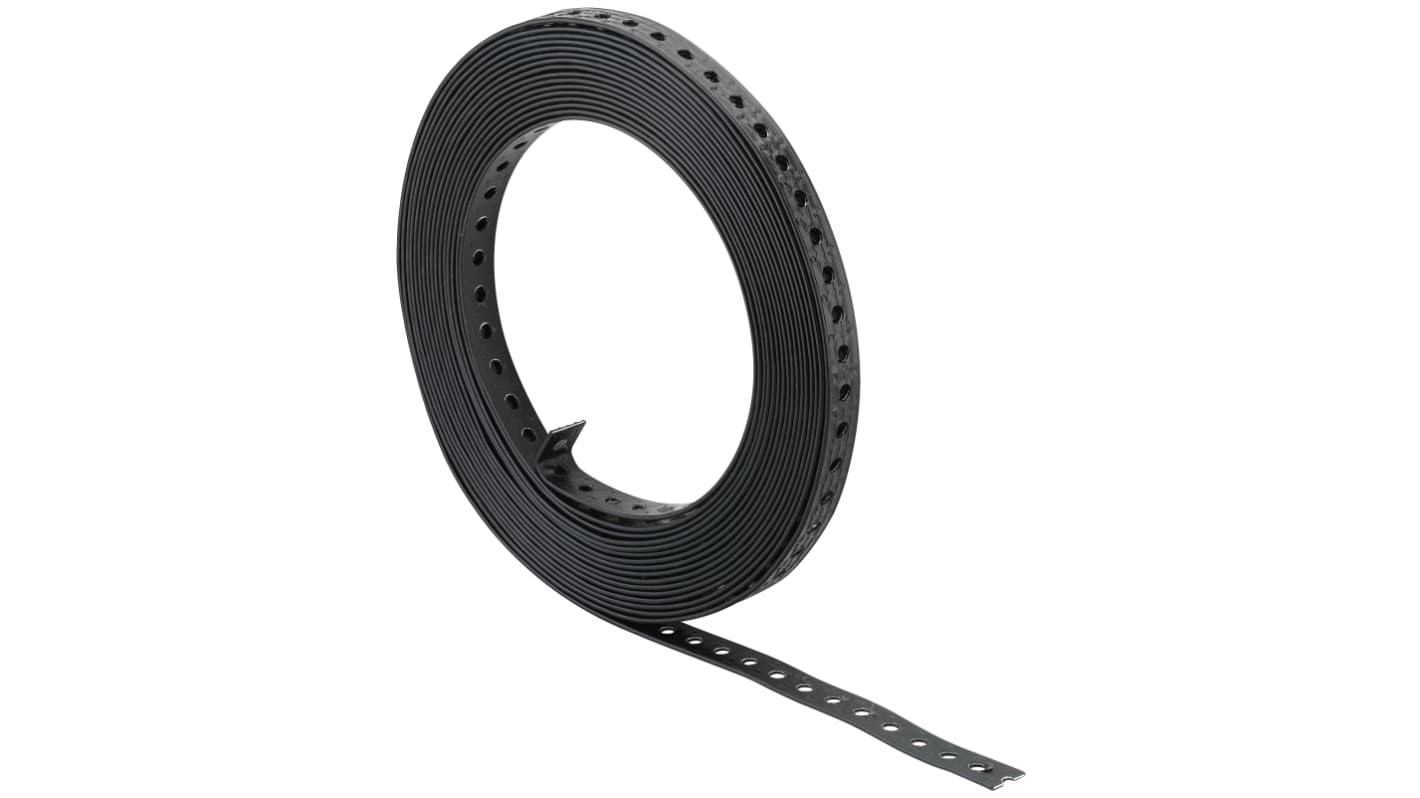 Fascetta di fissaggio in Acciaio galvanizzato Fischer Fixings rivestita in Plastica, dimensioni 10m x 14mm