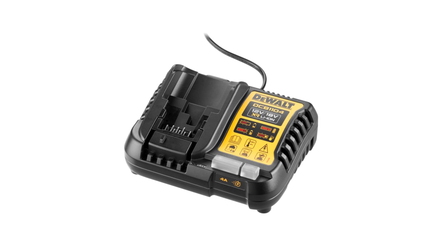 DCB1104 QW DeWALT DCB1104 Battery Charger For Lithium Ion 12 V 18V 4A with EURO plug RS