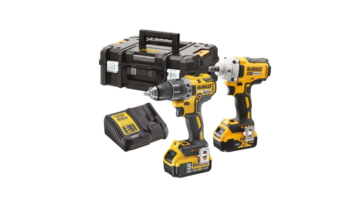 DeWALT DCK2077P2T QW 18V Cordless Power Tool Kit RS