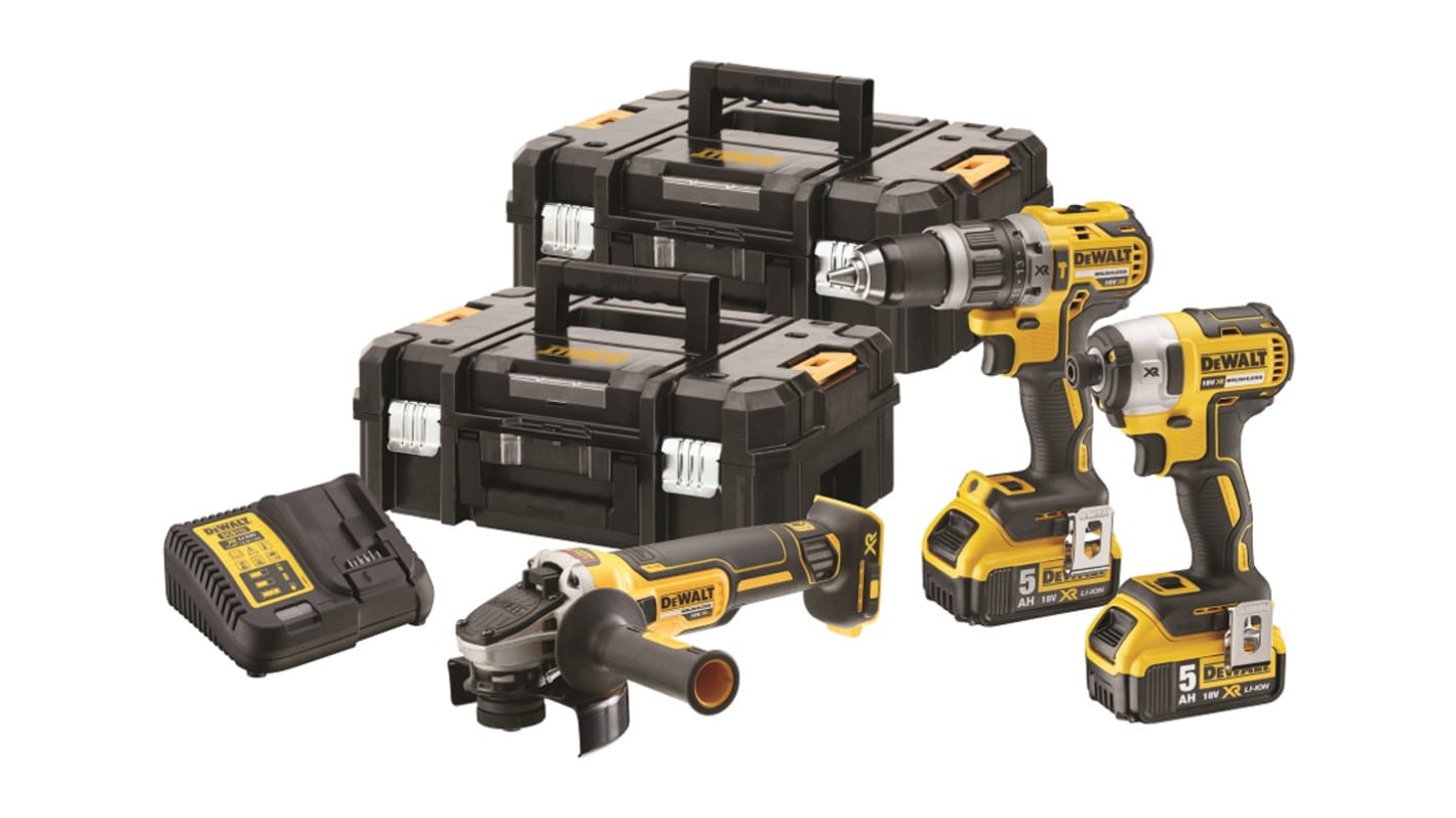 Kit de herramientas eléctricas DeWALT a batería, DCK384P2T-QW