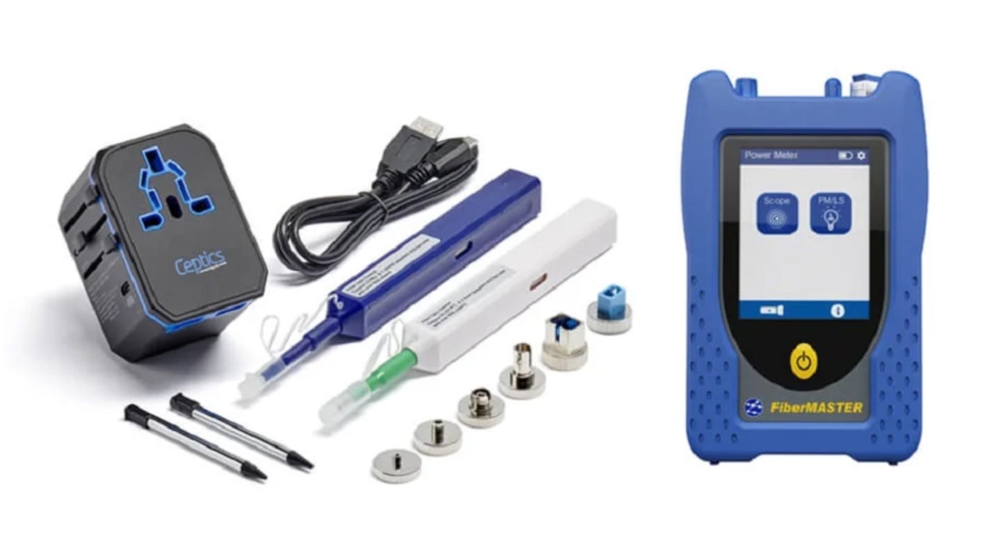 TREND Networks FiberMASTER Power Meter Single Mode & Multimode Fibre Optic Test Kit