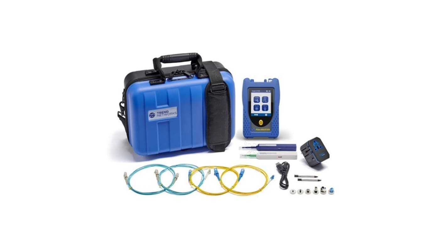 Kit de prueba para fibra óptica TREND Networks R240-QIP, Monomodo y multimodo, 850 nm, 1300 nm, 1310 nm, 1550 nm, 1625