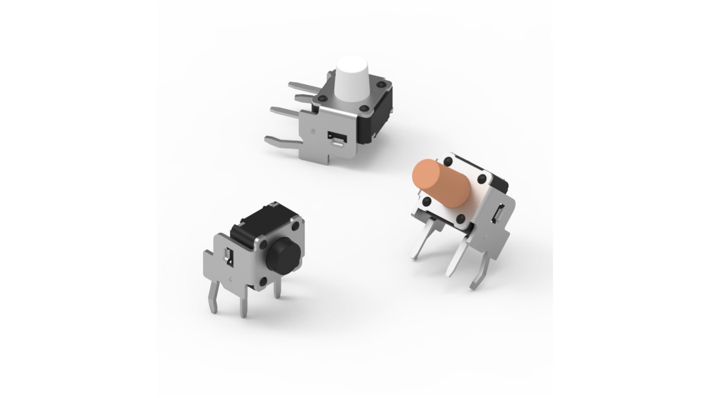 Wurth Elektronik White Tact Switch, SPST 50mA 4.5mm Surface Mount
