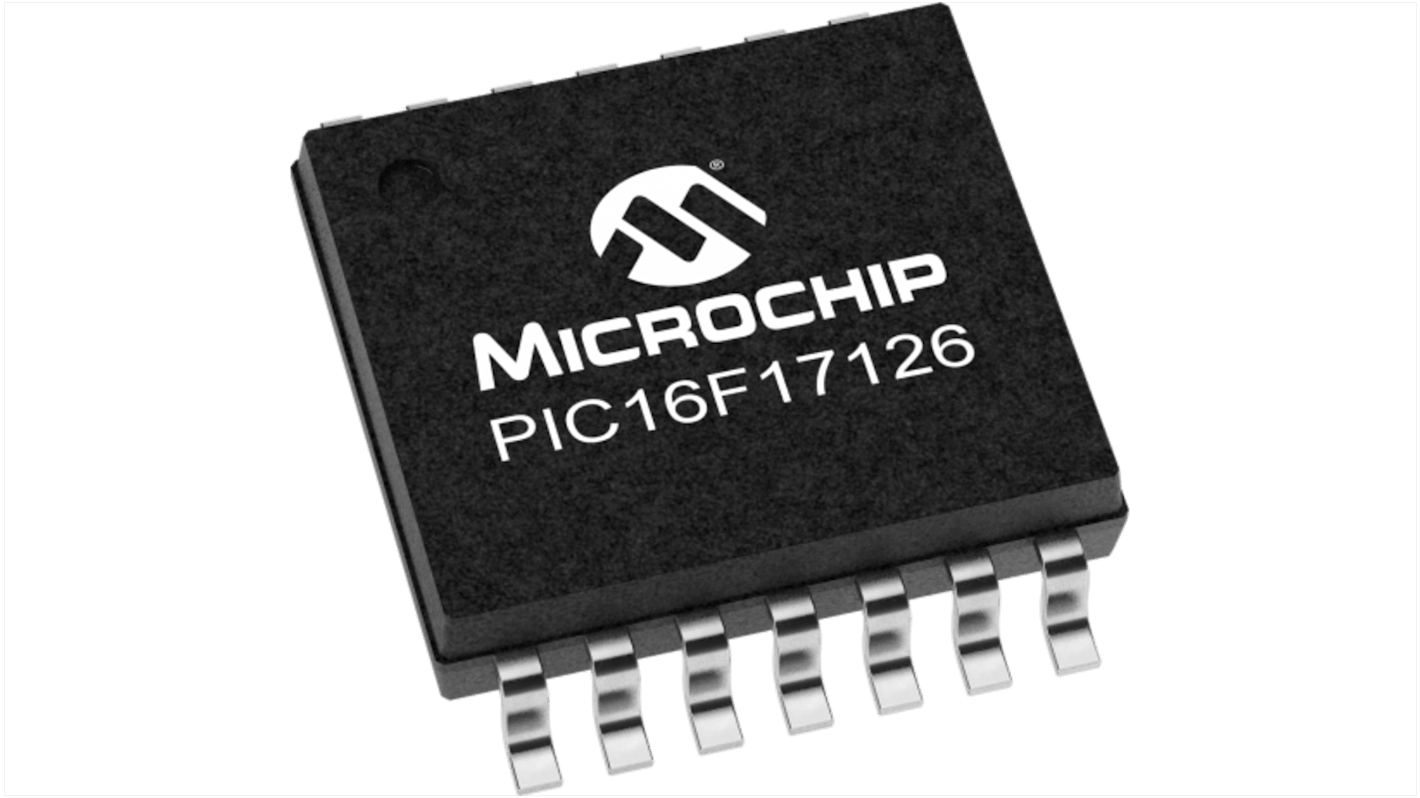 Microchip PIC16F17126-I/ST, 8bit PIC16 Microcontroller, PIC16, 64MHz, 28 KB EEPROM, Flash, 14-Pin TSSOP