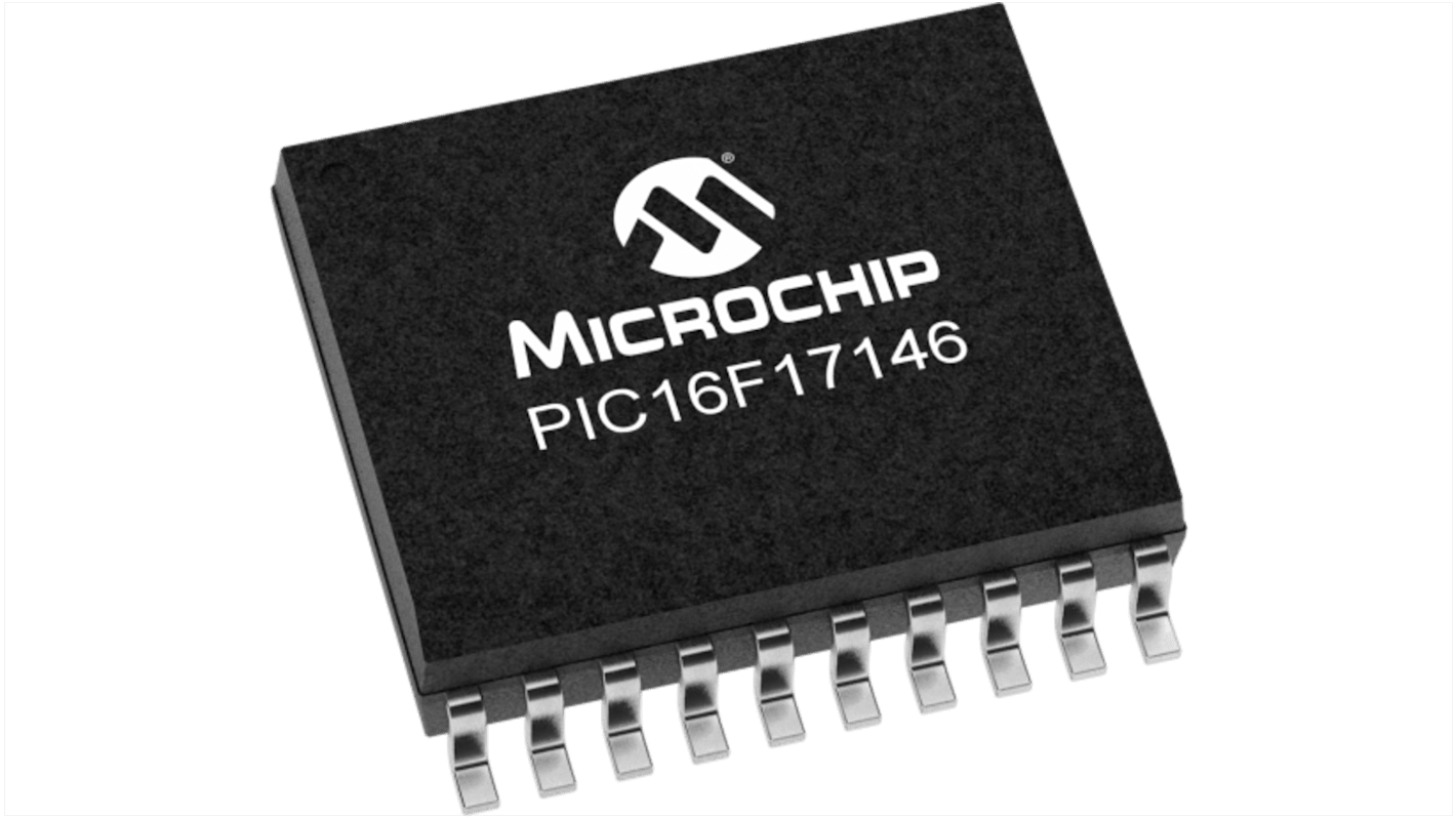 Microchip PIC16F17146-I/SO, 8bit PIC16 Microcontroller, PIC16, 64MHz, 28 KB EEPROM, Flash, 20-Pin SOIC