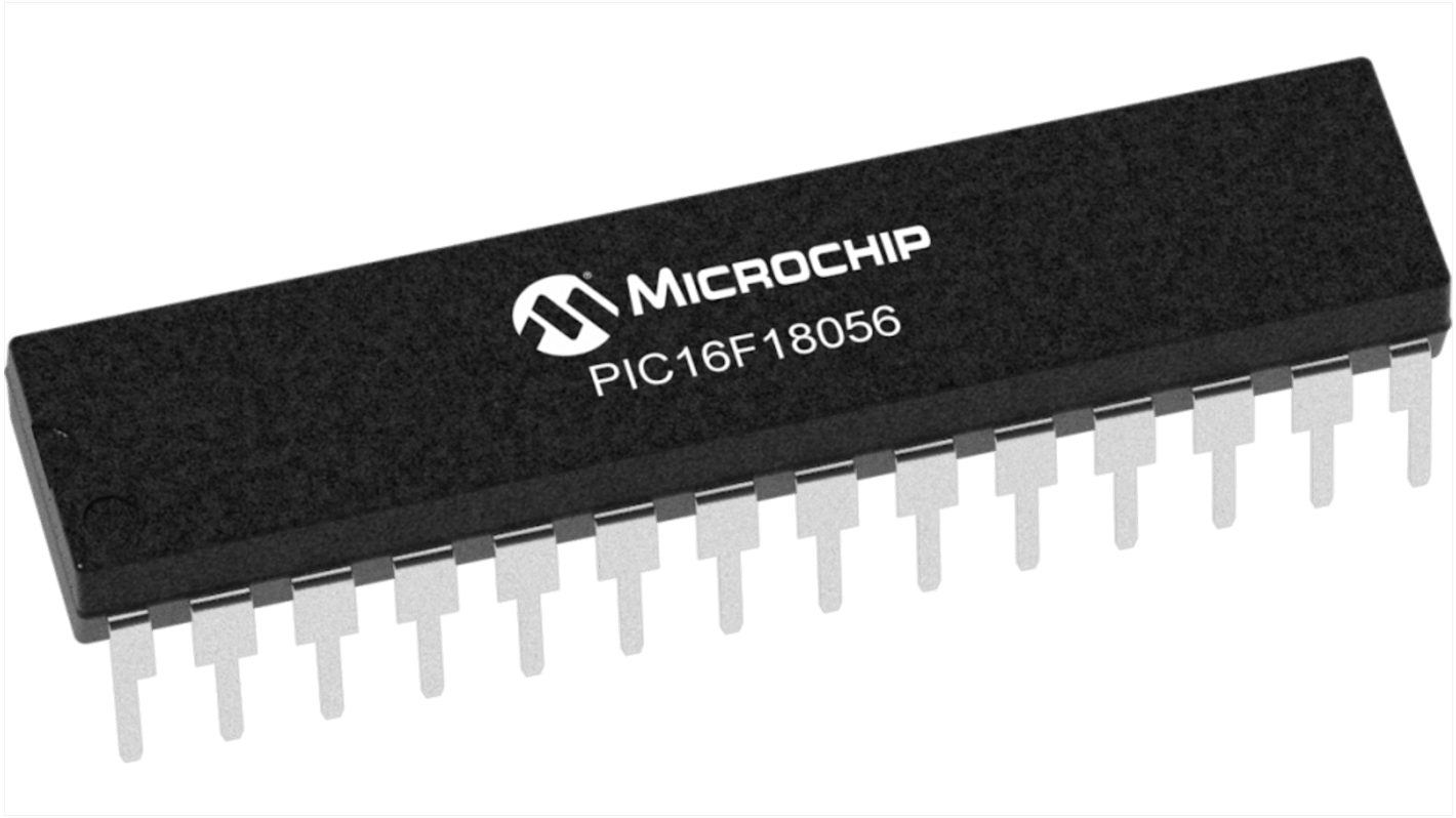 Mikrokontroler Microchip PIC16 SPDIP 28-pinowy Montaż na płytce drukowanej PIC16 28 KB 8bit 64MHz Flash