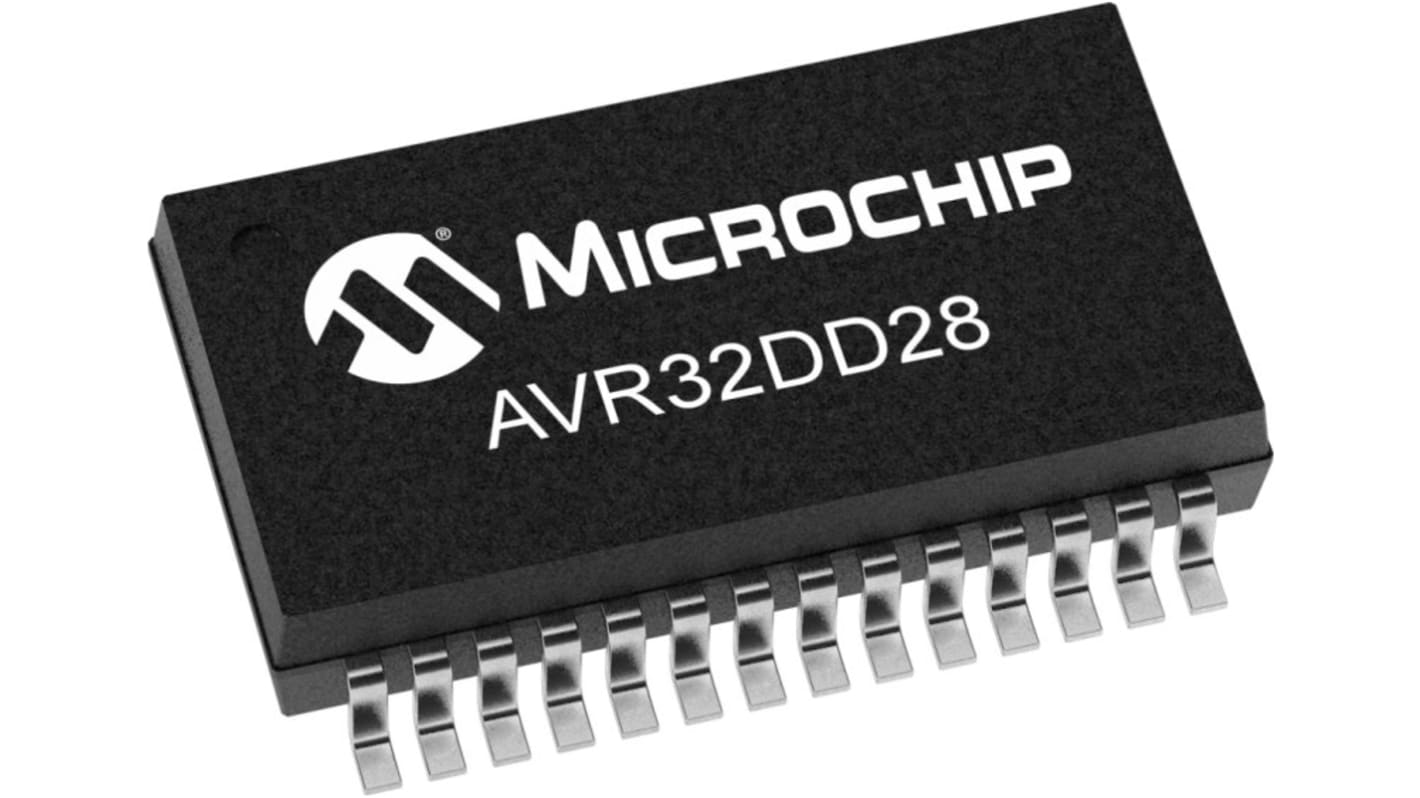 Microchip AVR单片机, AVR内核, 28针, SOIC, 最大24MHz, 32 KB 闪存