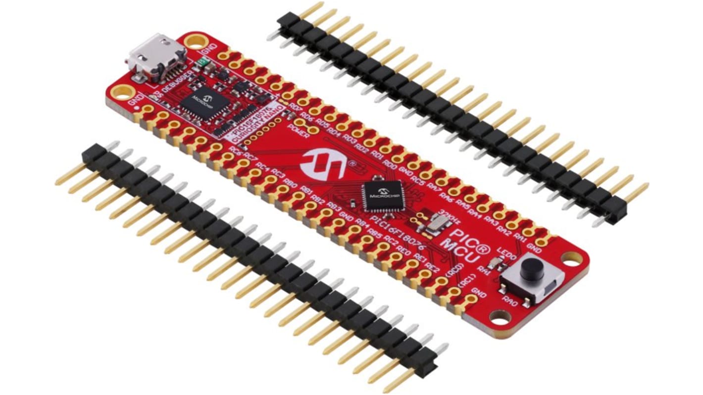Microchip PIC16F18076 Curiosity Nano Evaluation Kit Evaluation Kit Evaluation Kit EV53Z50A