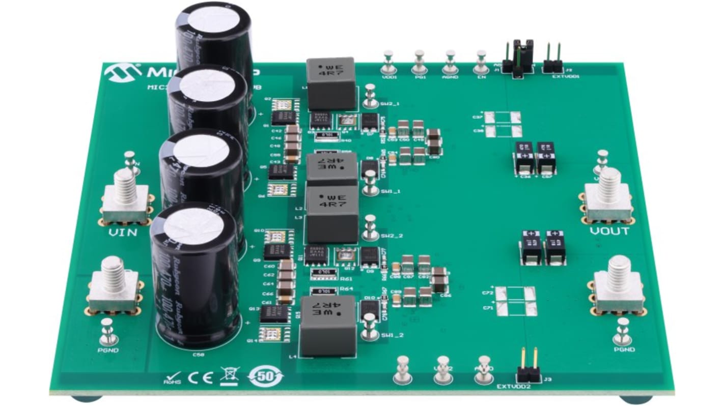 マイクロチップ,  評価ボード, 評価ボード, バックコントローラ, MIC2132 用, EV66F86A