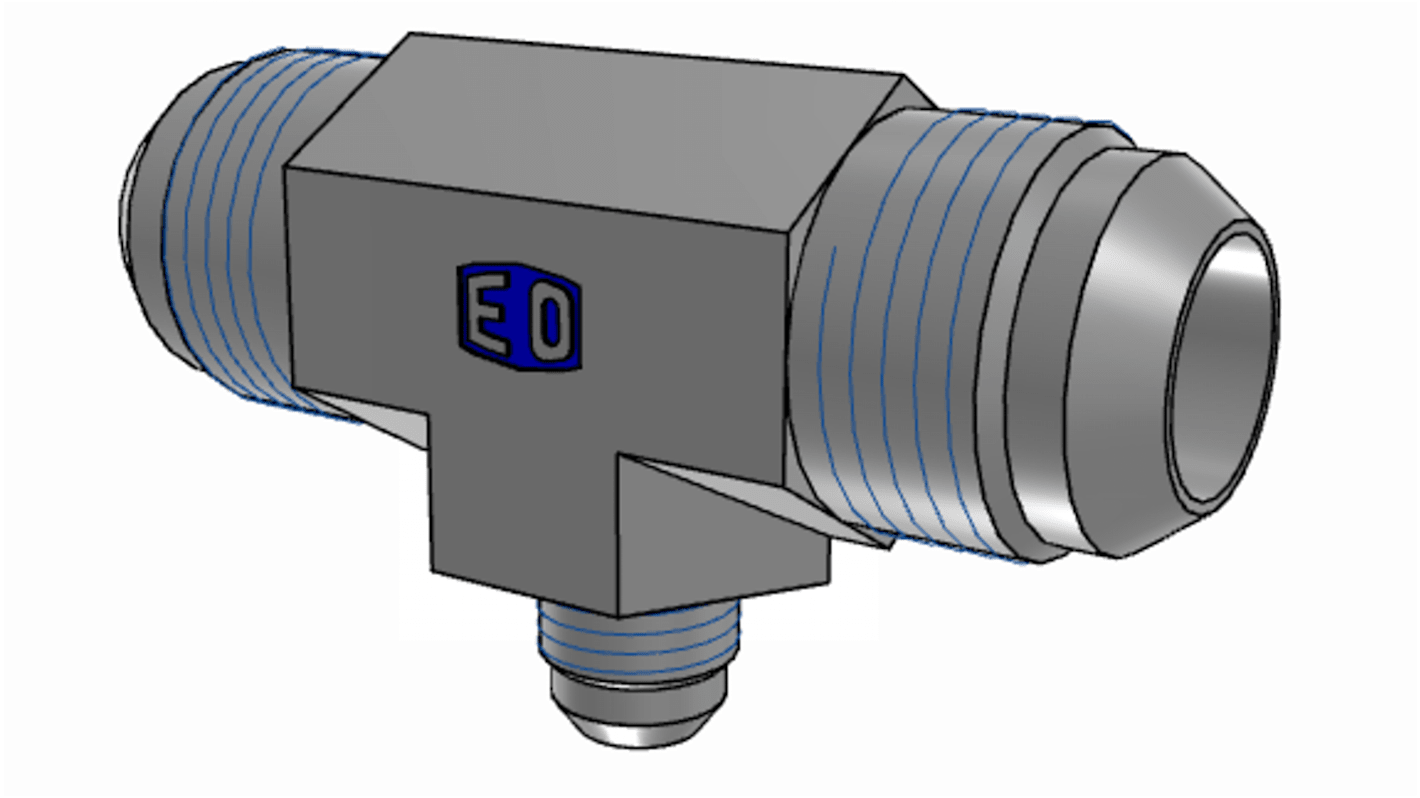 Parker Hydraulic Union Straight Threaded Adaptor UNF 1 1/16-12 Male to UNF 1 1/16-12 Male, 12-12-6JMTXS