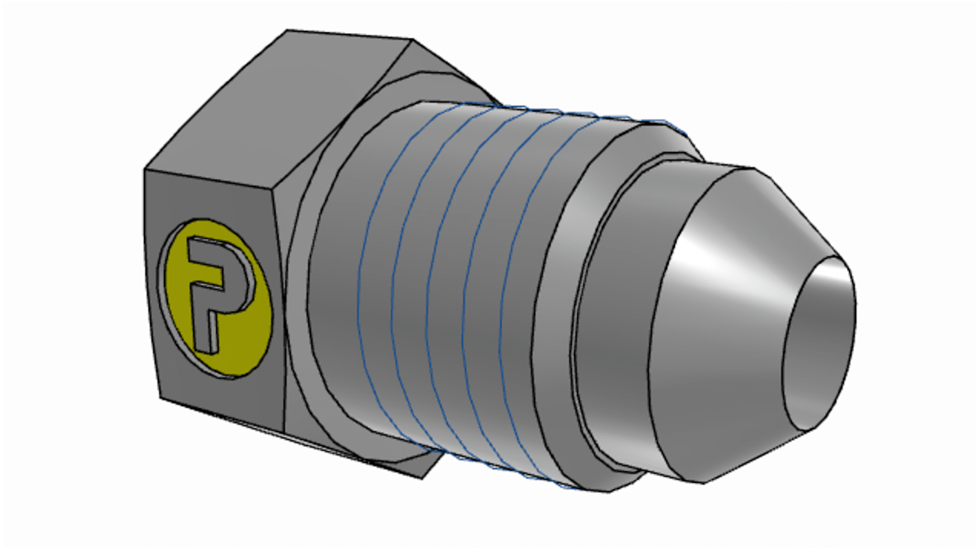 Parker PNMTX, Hydraulikanschluss, Verschlussstopfen, Stahl