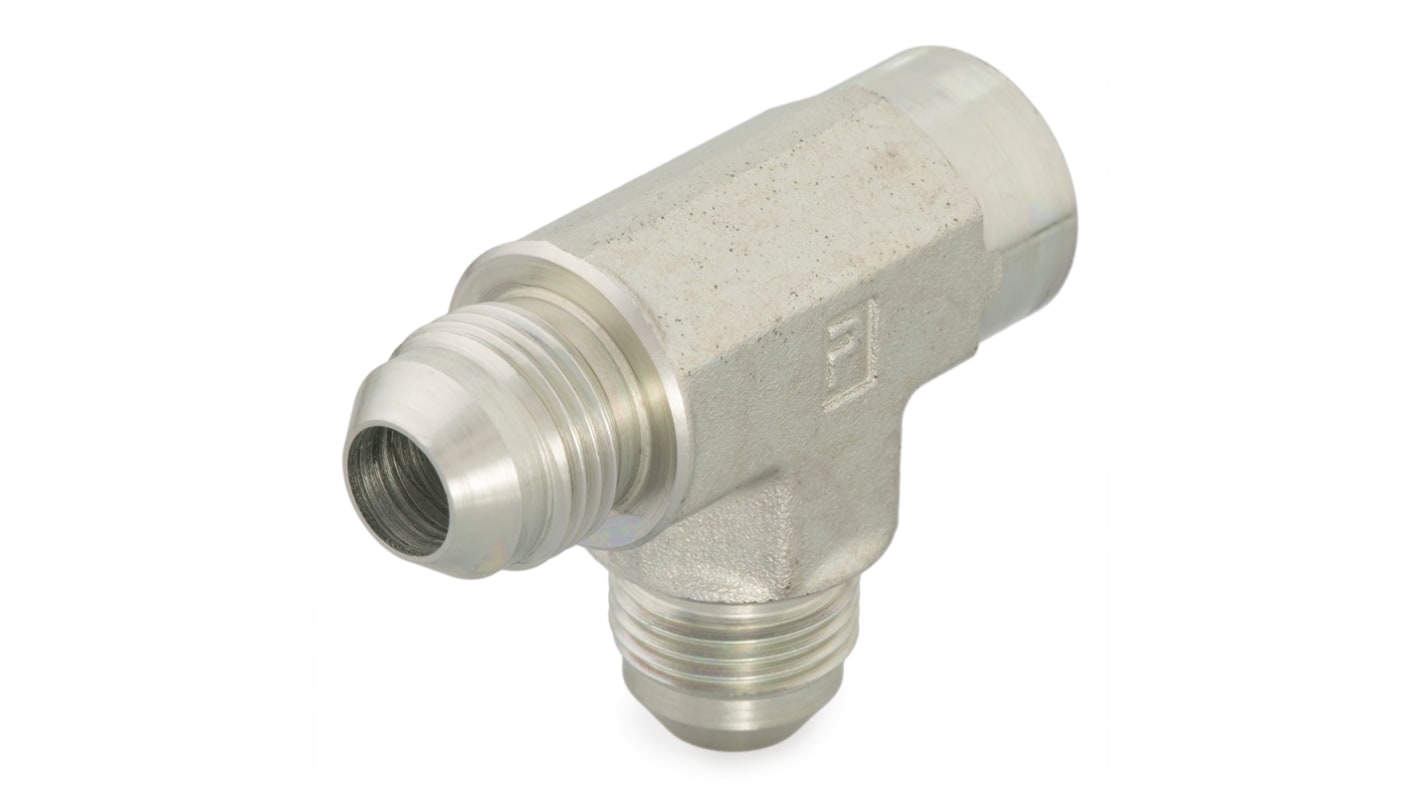 Parker Tee Male 37° JIC Flare to Female NPT/NPTF, 8-8-8 MTX-S