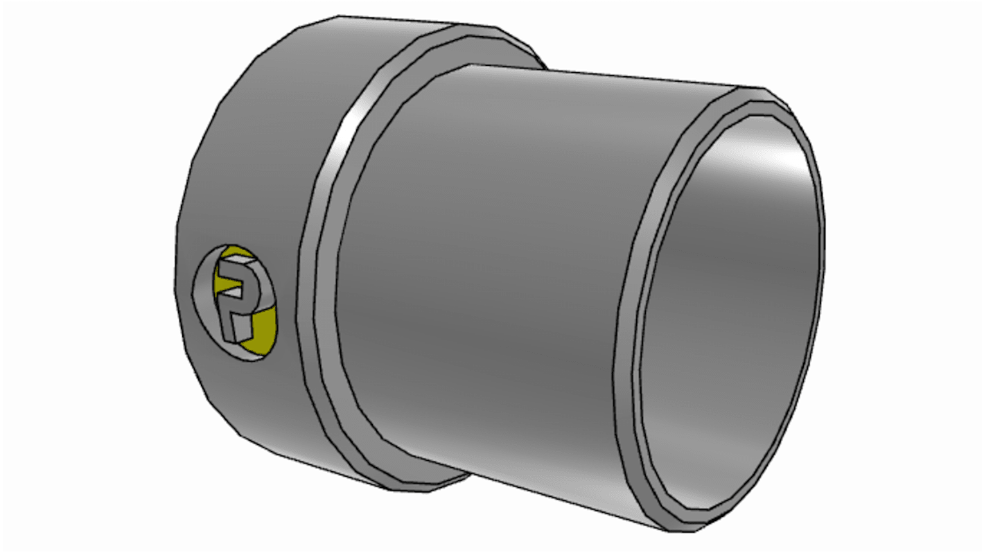 Parker T-Lok, Hydraulikanschluss, Rohr-Übergangsmuffe, Stahl