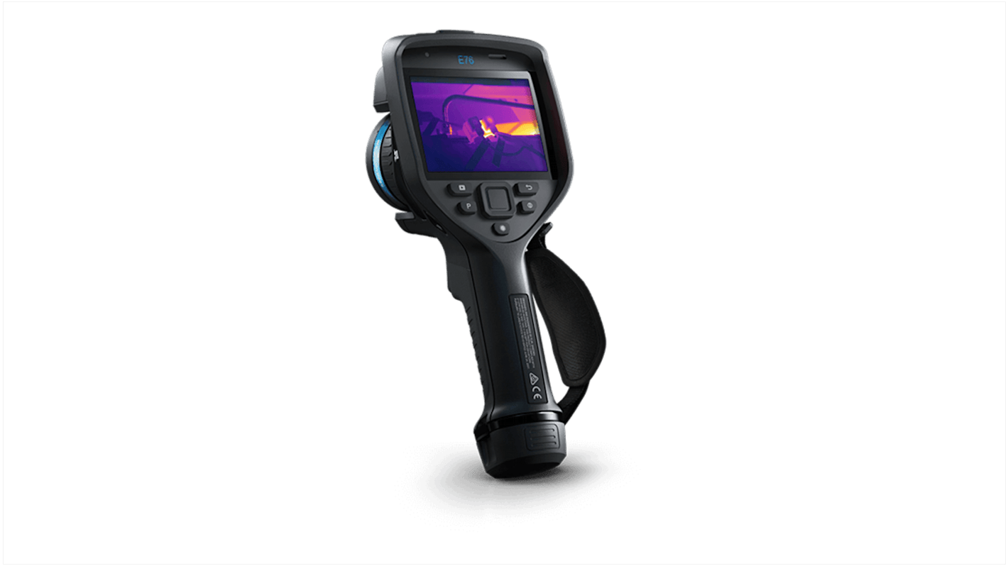 Cámara termográfica FLIR FLIR E76, 300 → 1000 °C, resolución IR 320 x 240píxel, enfoque LDM continuo, Manual,