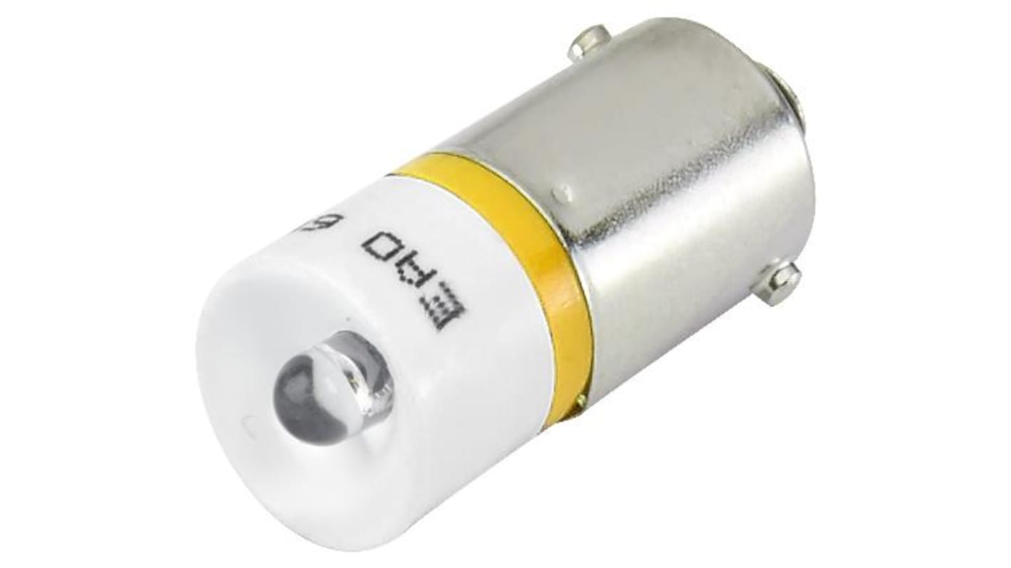 LED-signallampe, Gul, 28V ac/dc