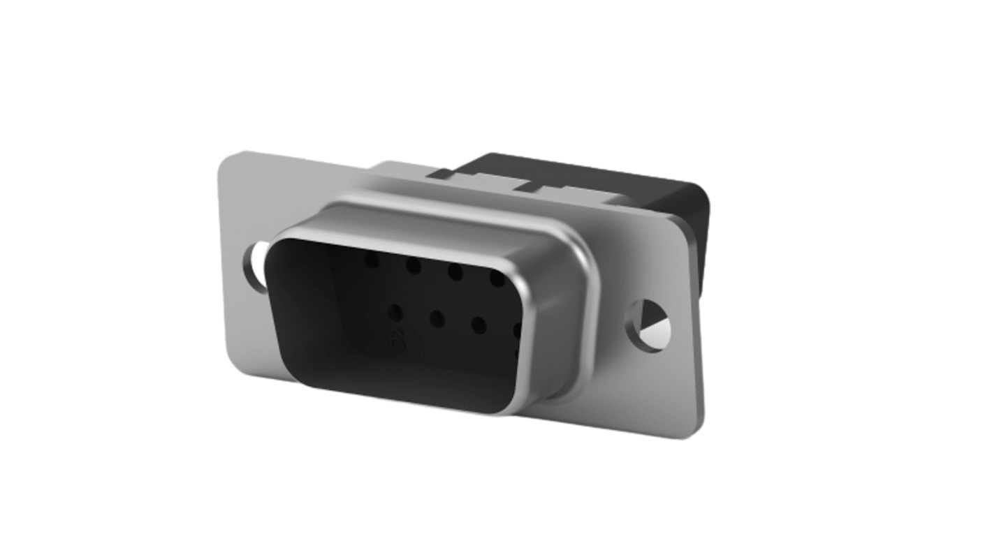 Conector D-sub TE Connectivity, Recto, Cable, Macho S1, con Montaje aéreo
