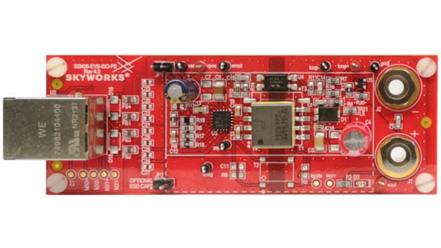 Skyworks Solutions Inc Si3406 Isolated Evaluation Kit, 以太网供电 (POE) 评估套件, Si3406芯片