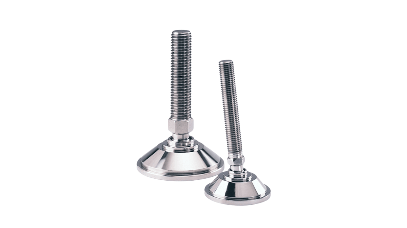 Stopka regulowana M8 średnica 38mm długość gwintu 60mm 450kg 10° Nu-Tech Engineering