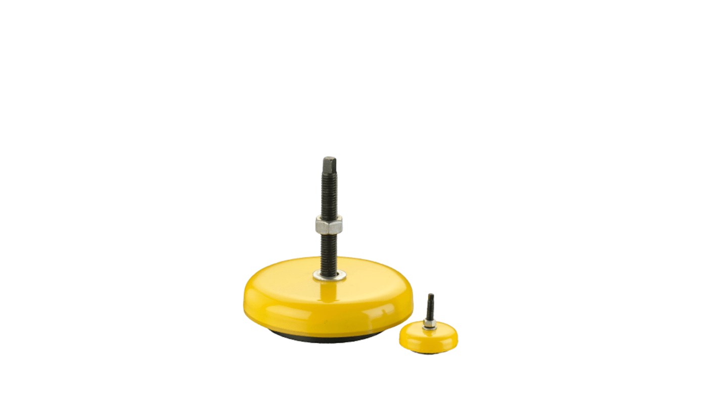 Nu-Tech Engineering Circular M16 Anti Vibration Mount, Rubber Foot