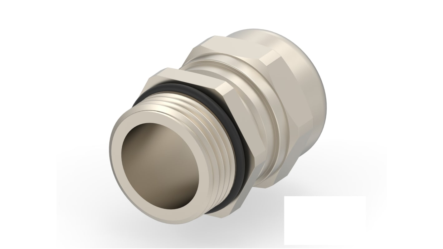 Entrelec 1SNG Series Brass Brass, CR, NBR Cable Gland, M20 Thread, 6mm min., 12mm max., IP66, IP68