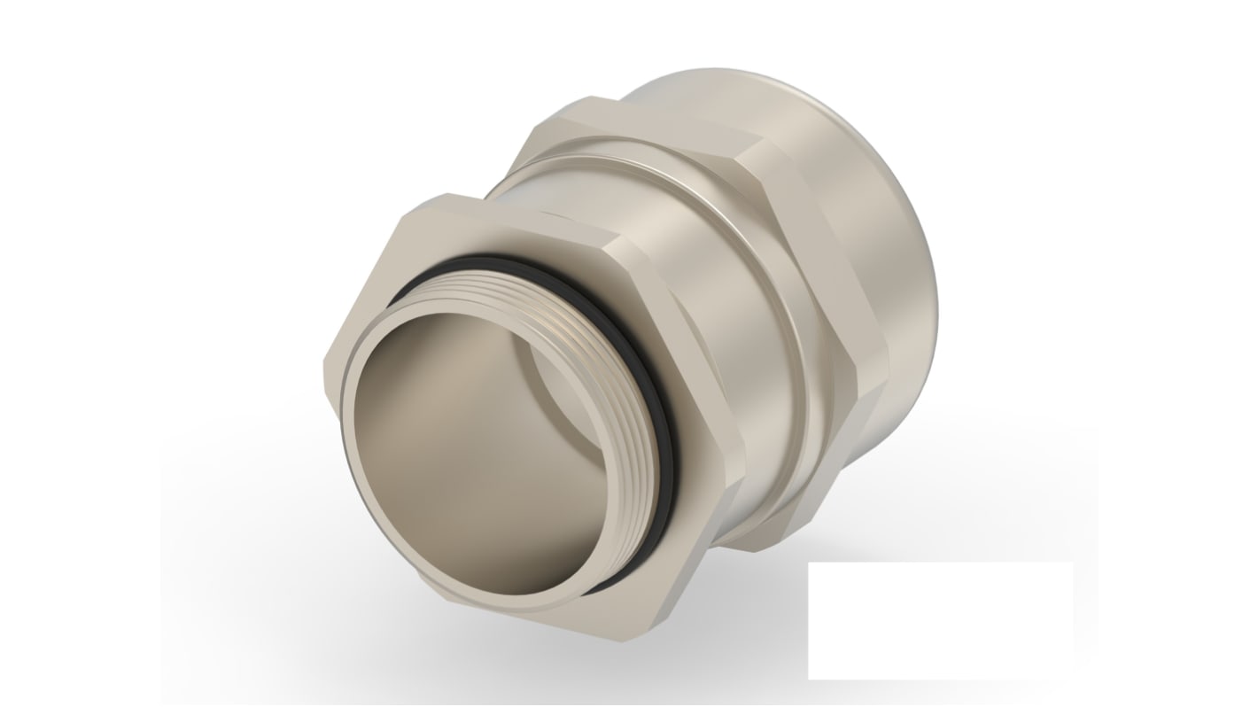 1SNG Series Brass Brass, CR, NBR Cable Gland, M40 Thread, 22mm Min, 32mm Max, IP66, IP68