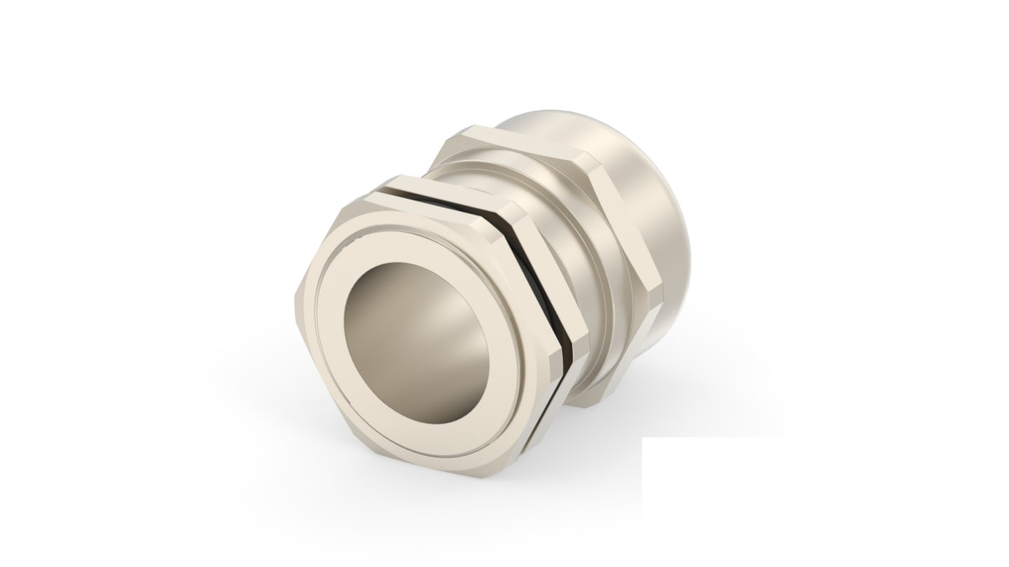 1SNG Series Brass Brass, CR, NBR, PA 6 Cable Gland, PG29 Thread, 18mm Min, 25mm Max, IP66, IP68