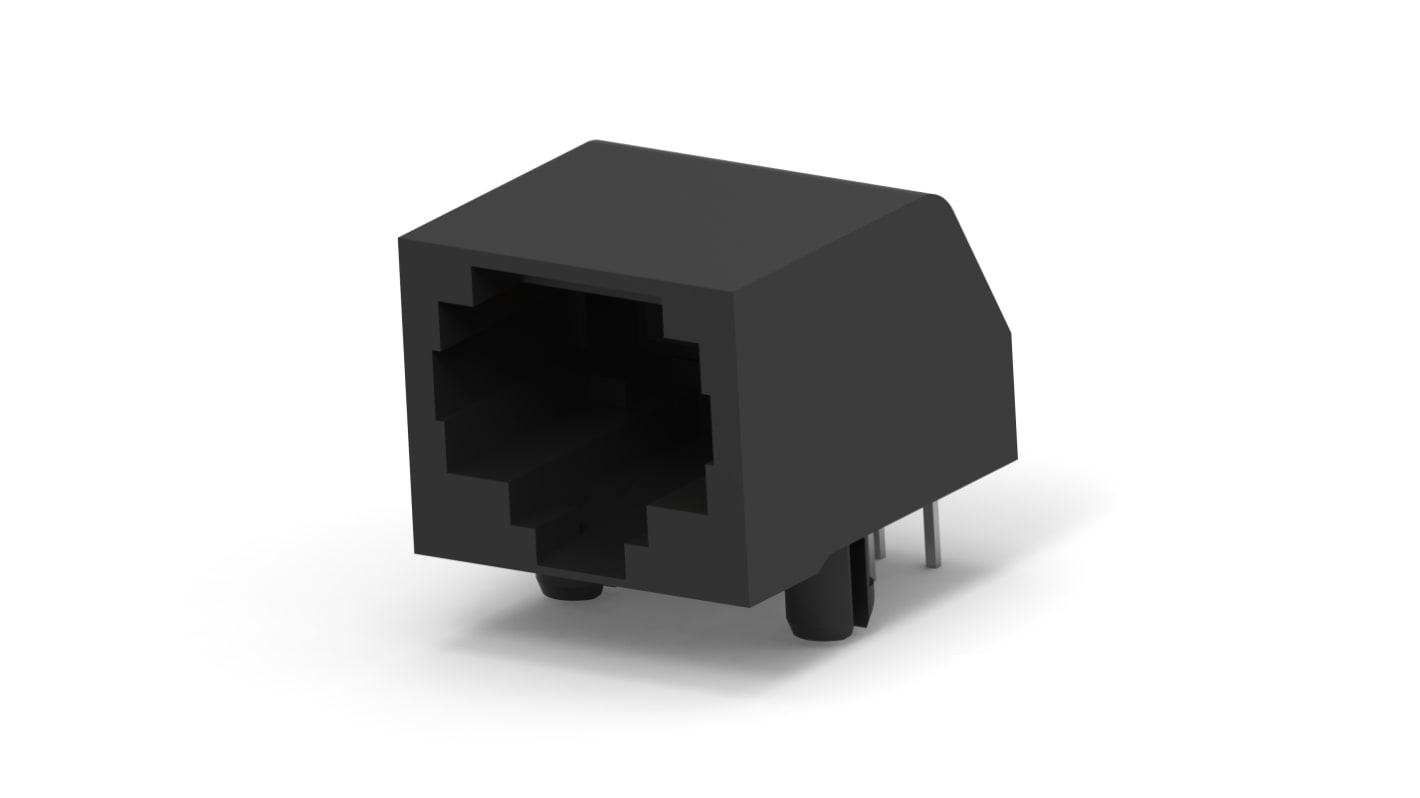 Connettore RJ45 Femmina TE Connectivity Cat3, Montaggio su scheda