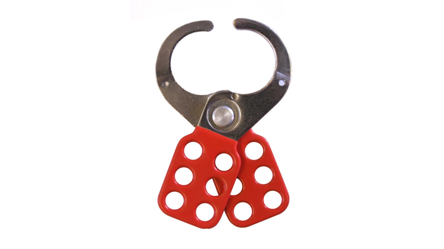 Spectrum Industrial Stahlblech Halter Typ Sicherheits-Absperrung, 6-fach Verriegelung, Ø 6mm, Orange