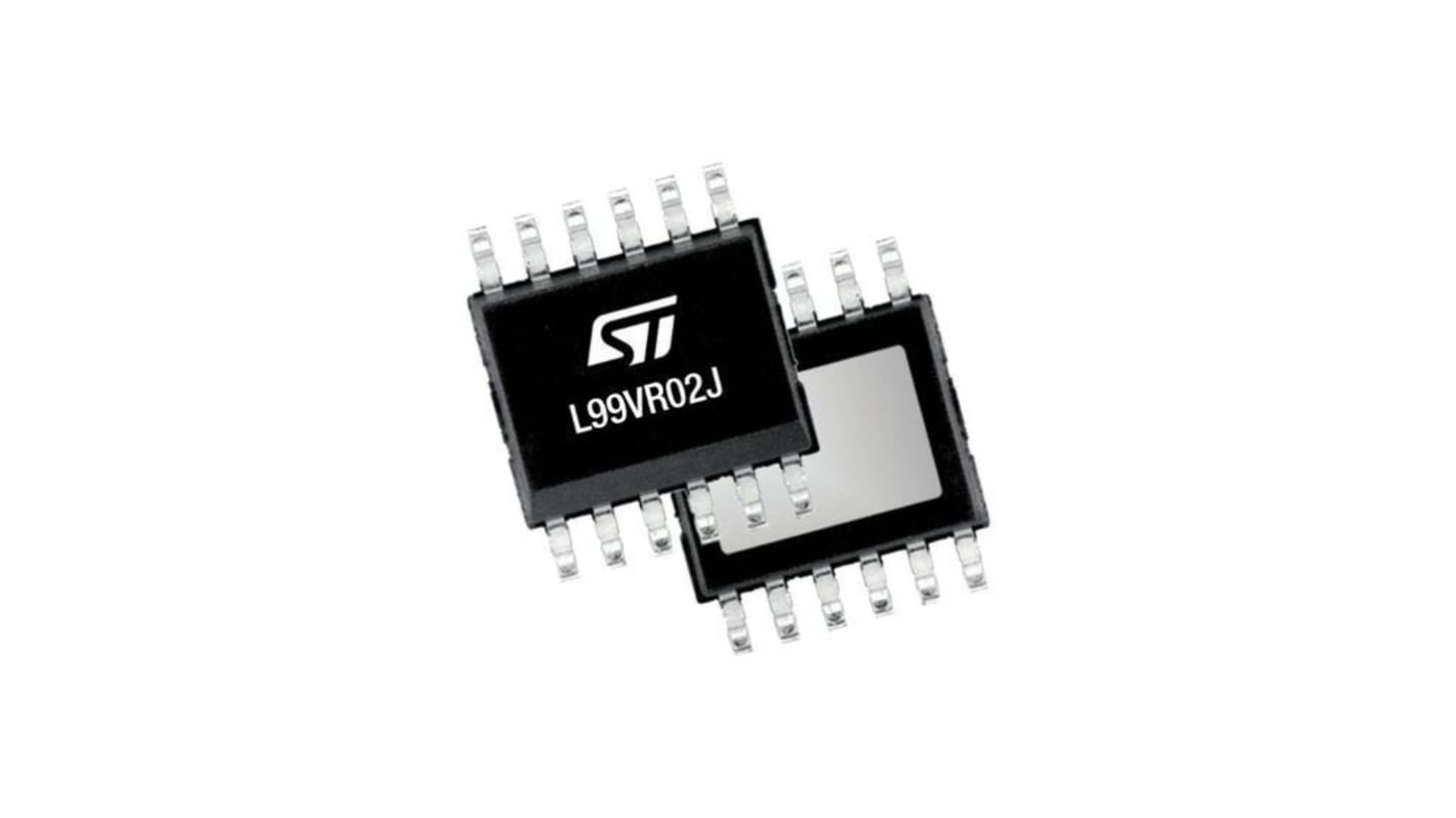 STMicroelectronics 线性稳压芯片, -0.3 → 6 V输出, 500mA最大输出, 单路输出, PowerSSO-12, 12针