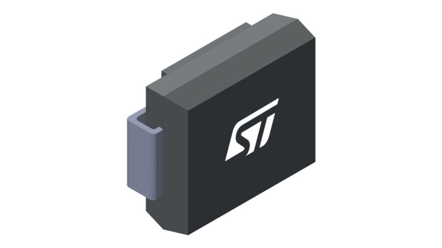 Diodo TVS STMicroelectronics, Unidirezionale, Montaggio su circuito stampato, bloccaggio 265V, breakdown 144V, JEDEC