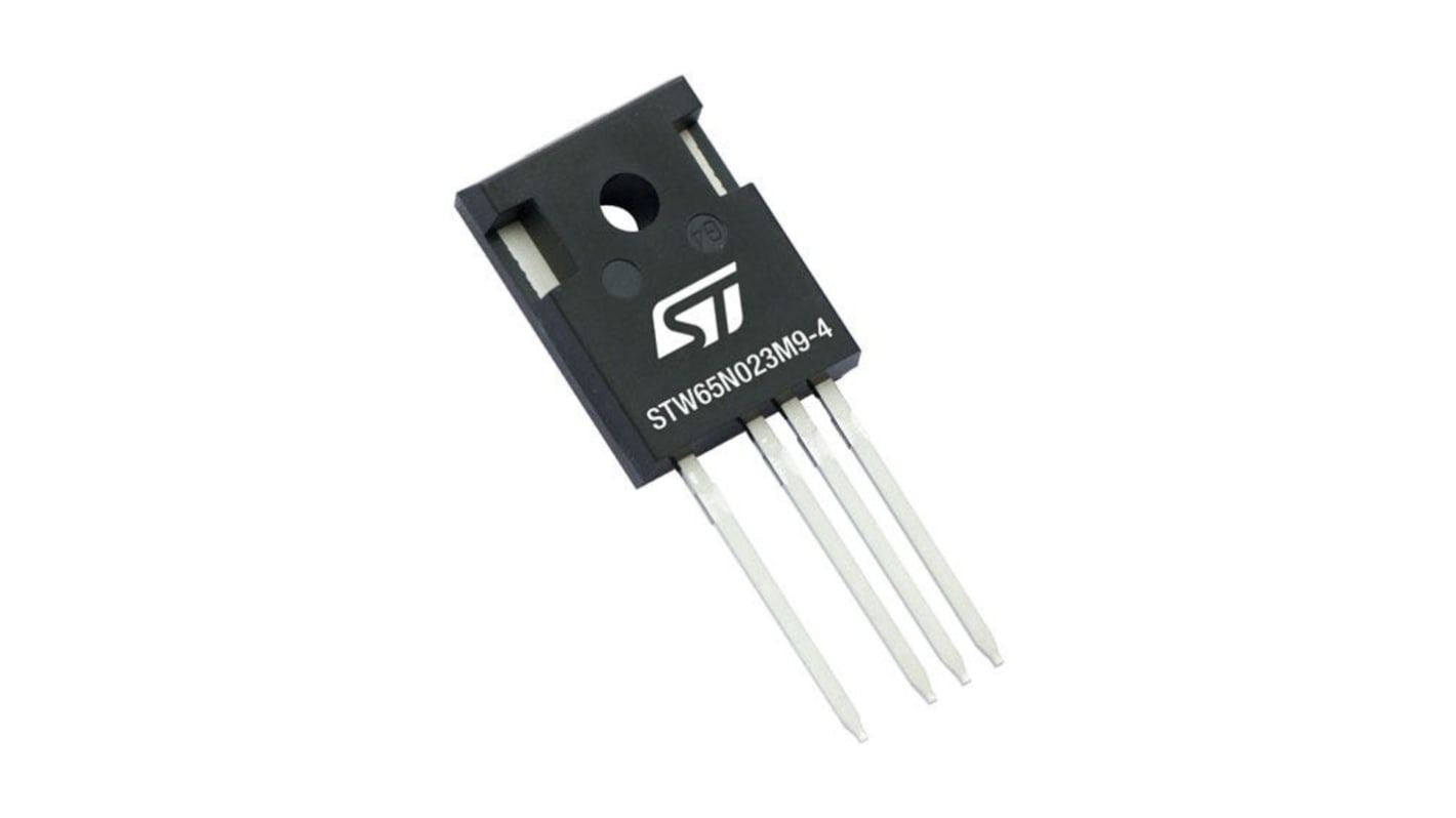 Dual Silicon N-Channel MOSFET, 92 A, 92 A, 4-Pin TO247-4 STMicroelectronics STW65N023M9-4