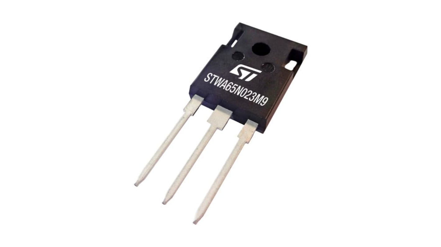 STMicroelectronics STWA65N023M9 N-Kanal Dual, THT MOSFET 92 A / 92 A, 3-Pin TO-247