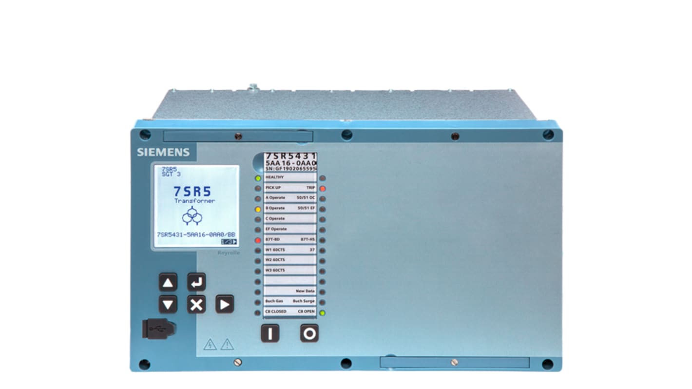 Siemens モニタリングリレー, DINレール, 7SR5430-3AA26-0AA0