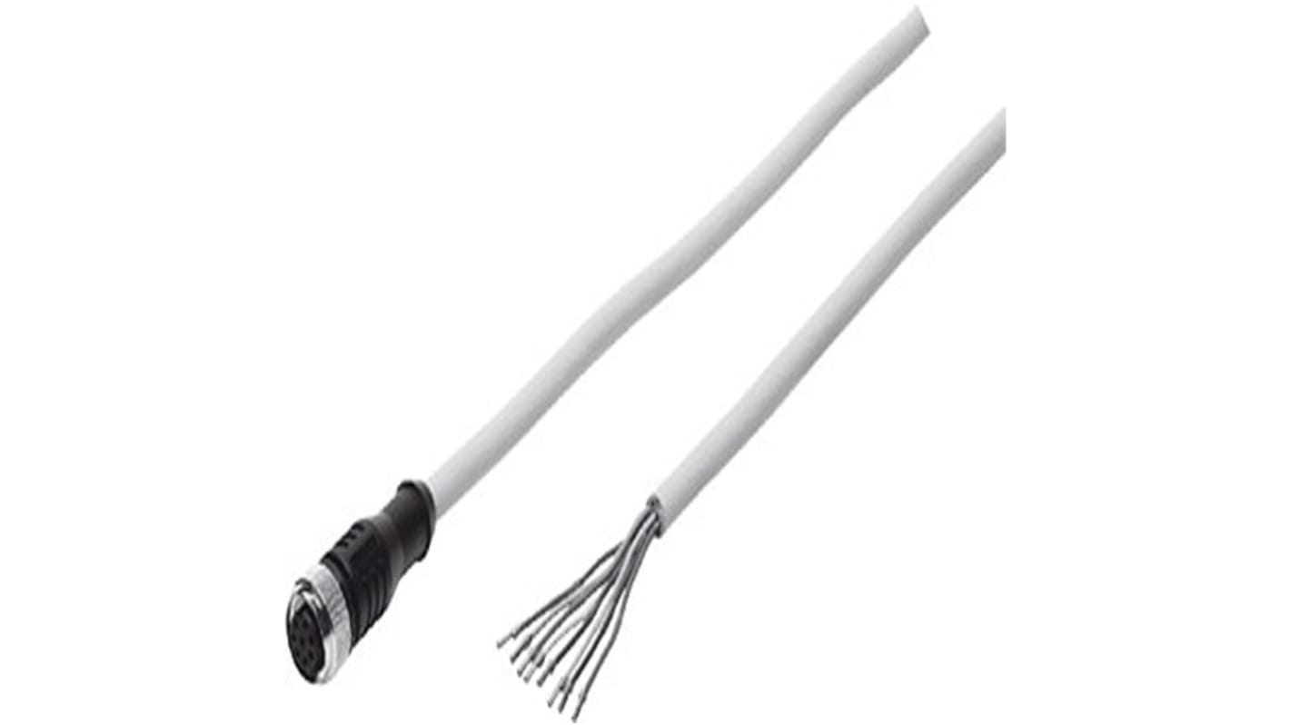 Złącze i kabel ze złączem Złącze M12 liczba rdzeni 8 długość 2m Rodzaj A Żeńskie Złącze B Złącze typu Pigtail