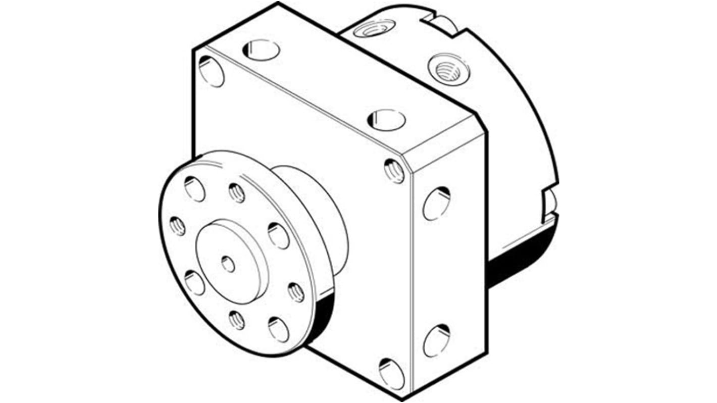Festo DSM Series 8 bar Double Action Pneumatic Rotary Actuator, 90° Rotary Angle, 10mm Bore