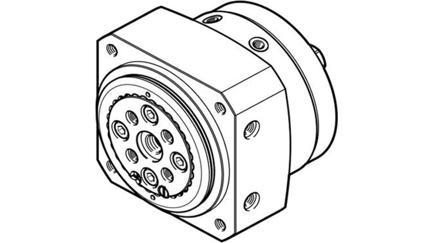 Festo DSM Series 10 bar Double Action Pneumatic Rotary Actuator, 270° Rotary Angle, 12mm Bore