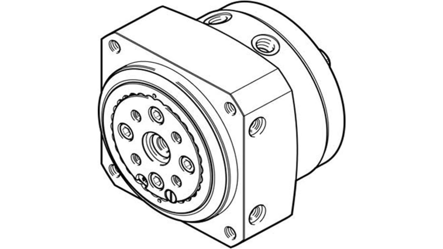 Festo DSM Series 10 bar Double Action Pneumatic Rotary Actuator, 270° Rotary Angle, 32mm Bore