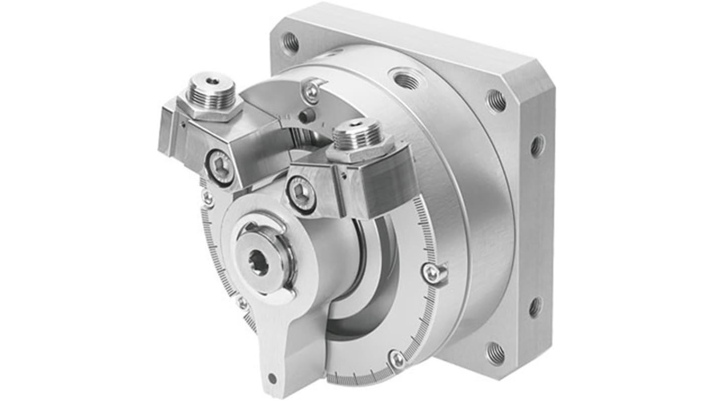 Festo DSM Series 10 bar Double Action Pneumatic Rotary Actuator, 270° Rotary Angle, 63mm Bore
