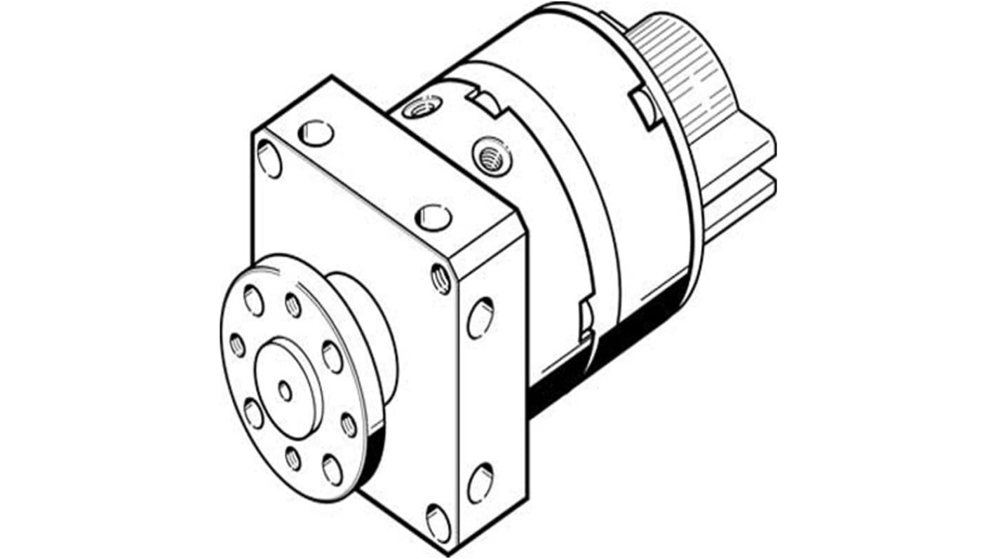 Festo DSM Series 8 bar Double Action Pneumatic Rotary Actuator, 180° Rotary Angle, 8mm Bore