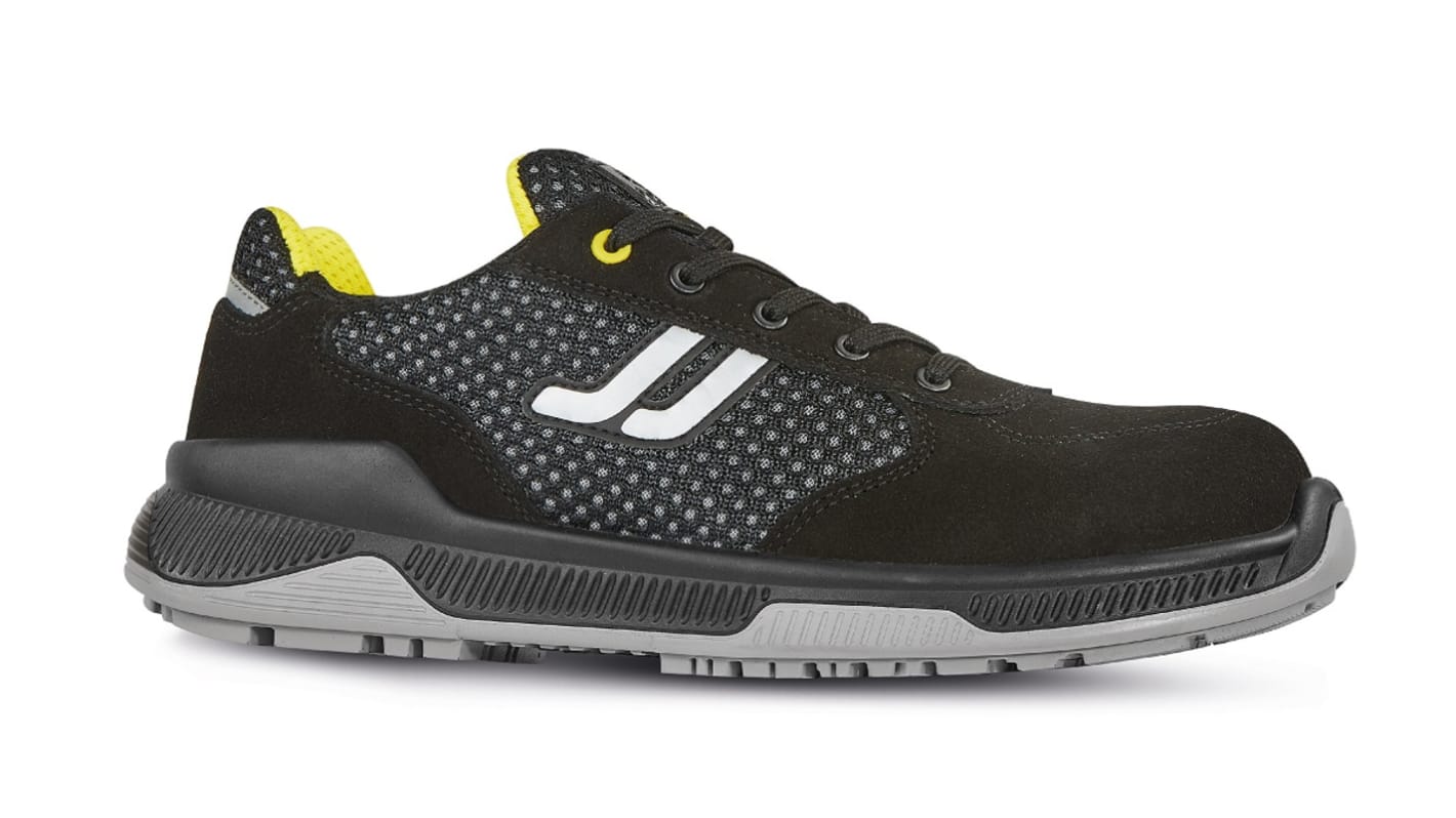 Scarpe sportive antinfortunistiche S1P Jallatte JALDATA SAS ESD, , Unisex tg. 37, col. Nero/Grigio , con puntale di