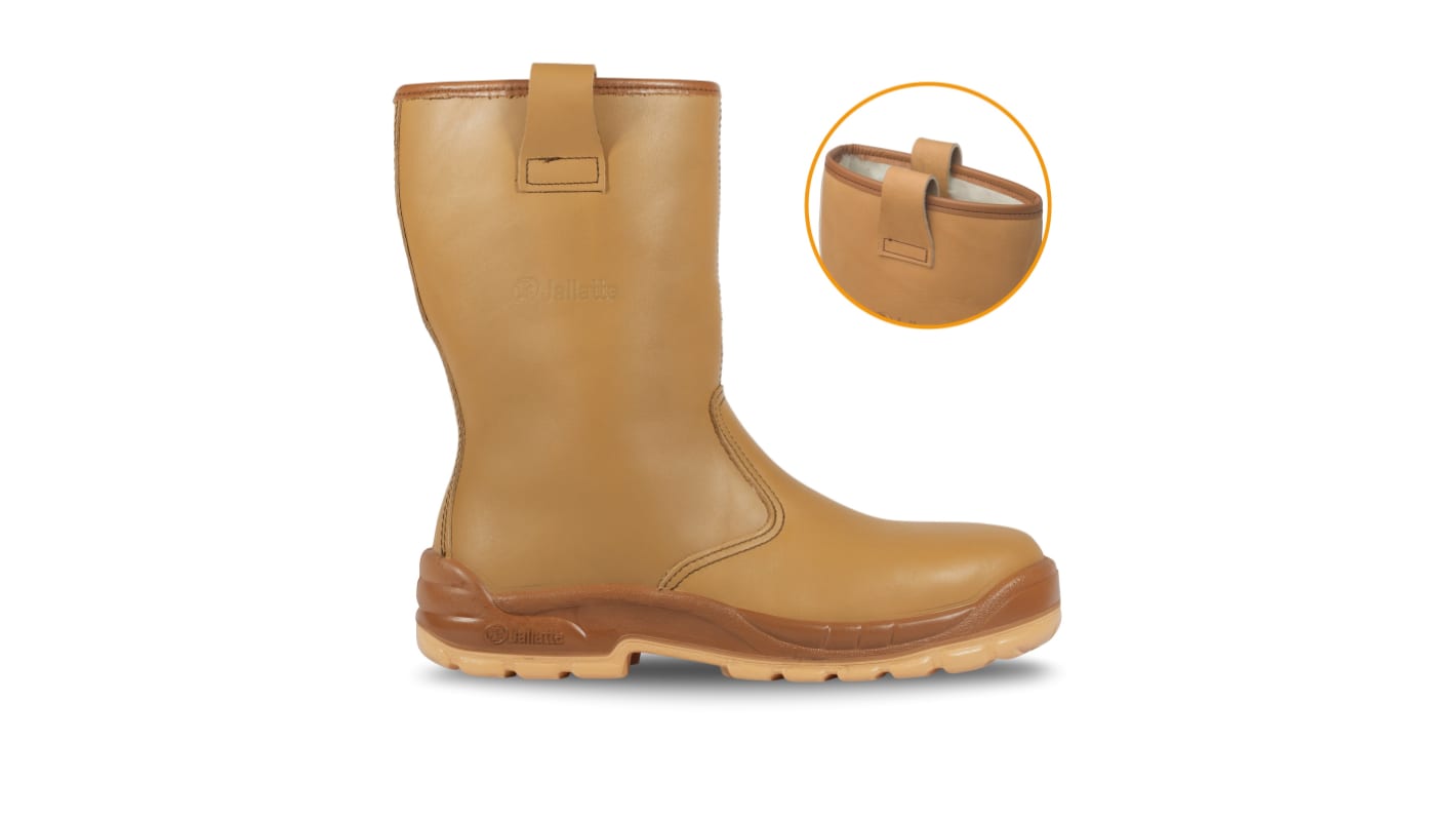 Botas de seguridad Jallatte, serie JALFRIGG SAS de color Beige, talla 46, S3 SRC