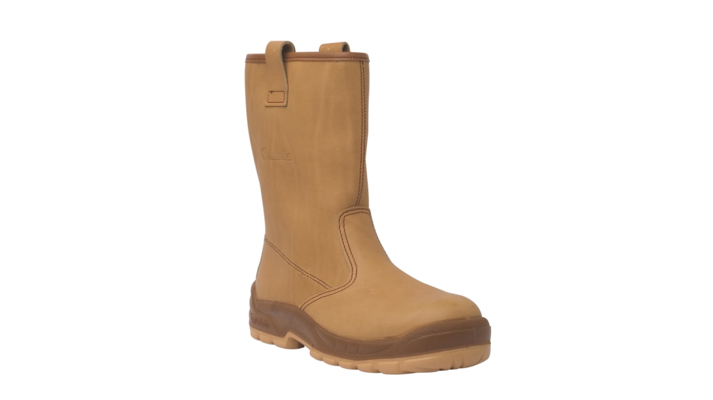 Jallatte JALHAKA SAS EN20345 S3, Unisex, Sicherheitsstiefel Beige, mit Zehen-Schutzkappe , Größe 42 / UK 8