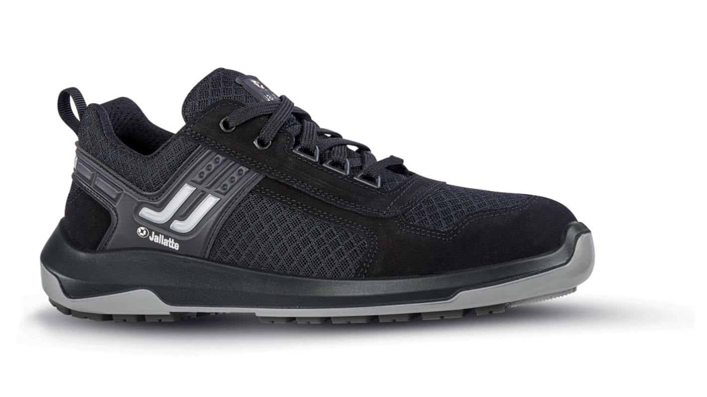 Scarpe sportive antinfortunistiche S1P Jallatte JALIDA SAS ESD, , Unisex tg. 46, col. Nero/Grigio , con puntale di