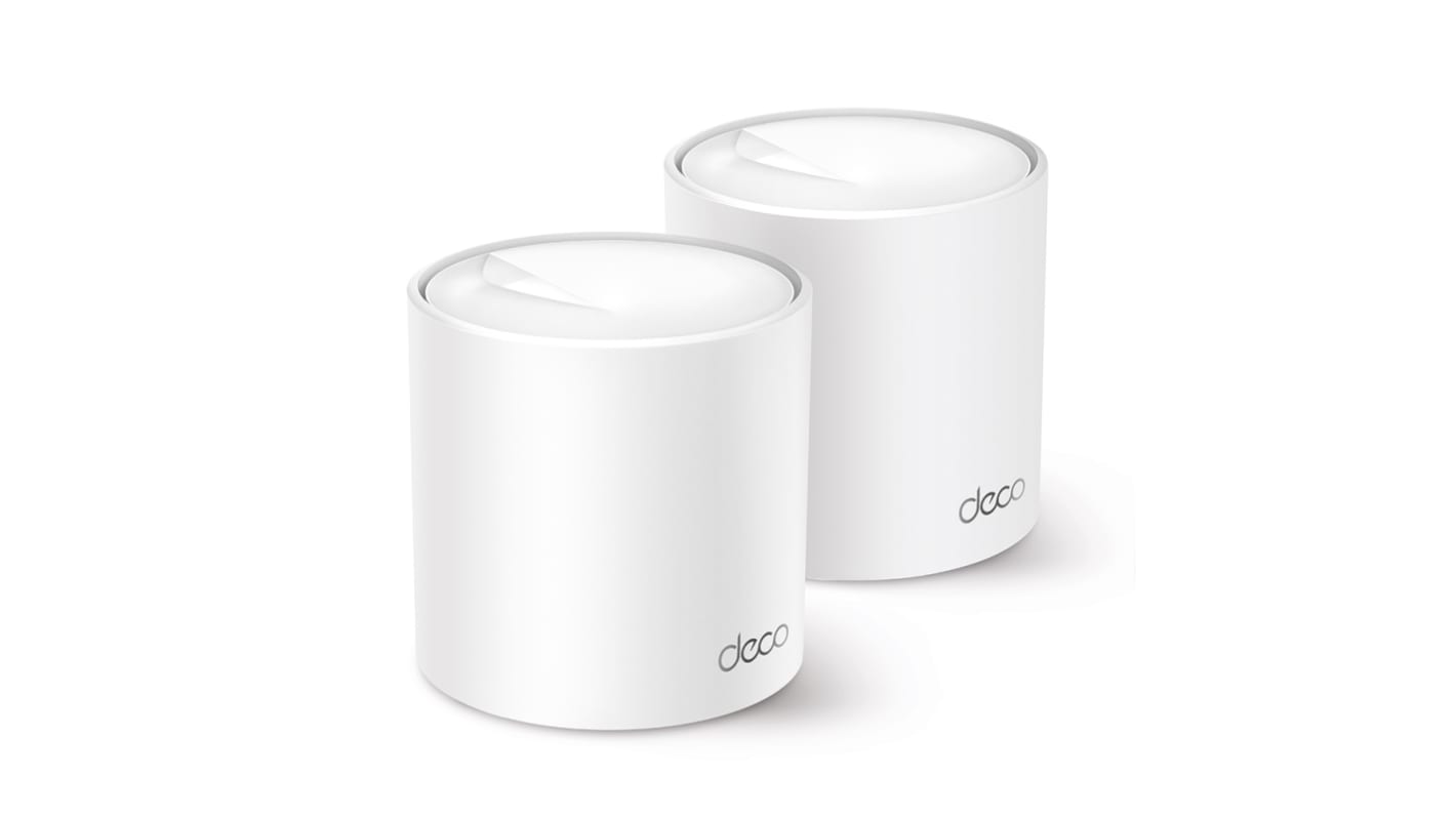 TP-Link Wi-Fi 6无线路由器, 574 Mbit/s, 4804 Mbit/s, 2.4 GHz, 5 GHz频段, Deco X60