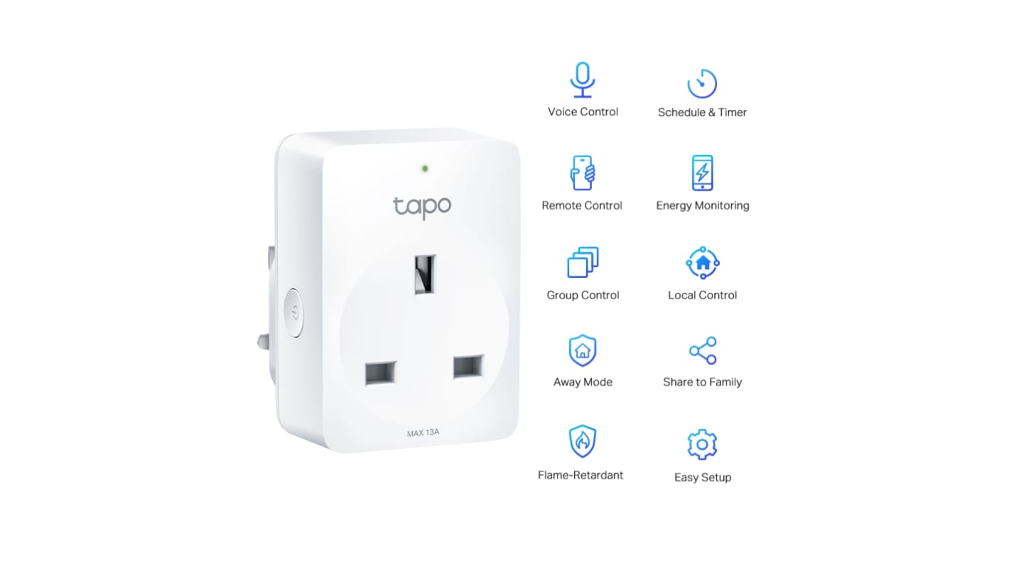 Mini Smart Wi-Fi Socket, Energy Monitori