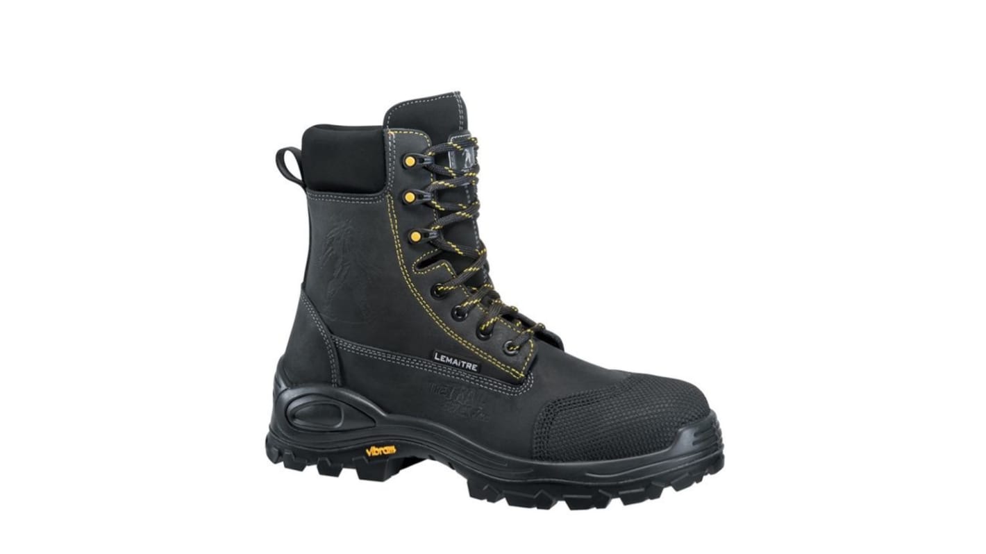 LEMAITRE SECURITE ENERGY Black Composite Toe Capped Unisex Safety Boot, UK 8, EU 43