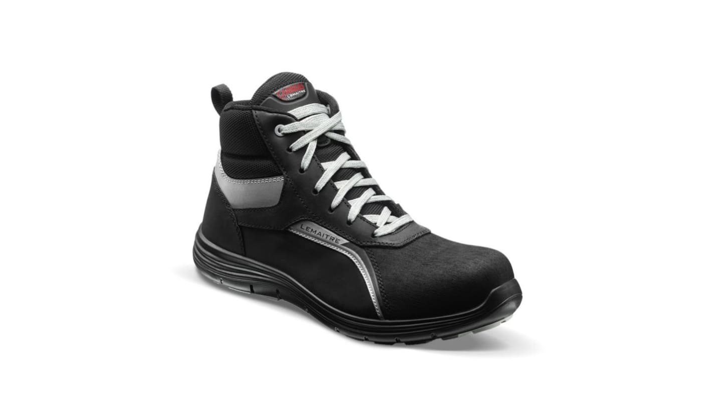 LEMAITRE SECURITE FELIX Unisex Black, White Composite Toe Capped Safety Shoes, UK 6.5, EU 40