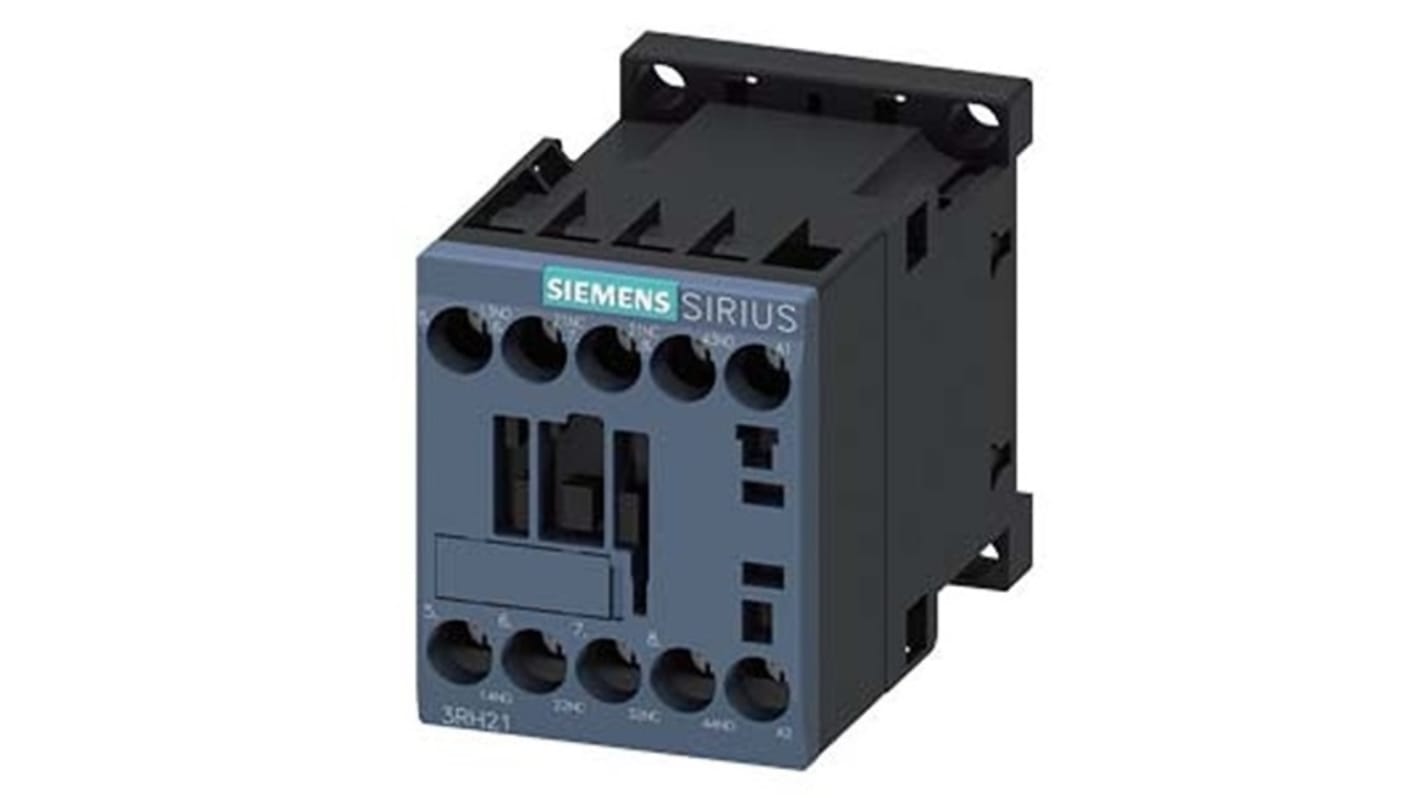 Przekaźnik pomocniczy 277 V AC Siemens styki: 4 10 A 2NO + 2NC 3RH2122-1AR60