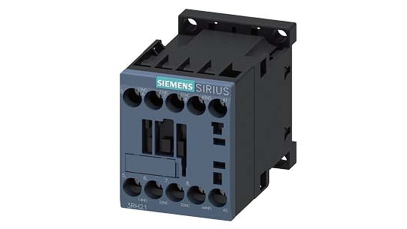 Przekaźnik pomocniczy 277 V AC Siemens styki: 4 10 A 2NO + 2NC 3RH2122-1AU60