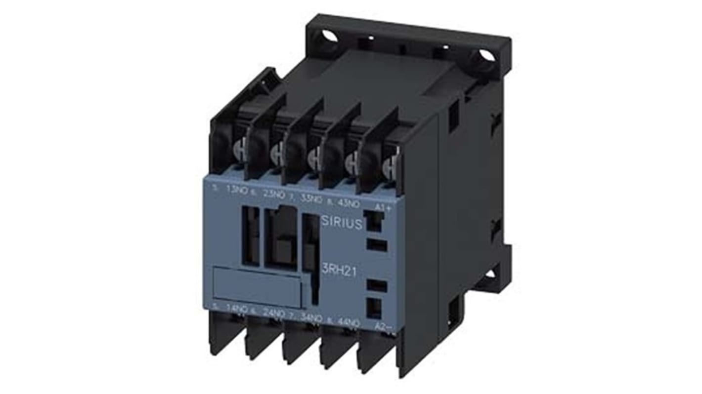Przekaźnik pomocniczy 24 V DC Siemens styki: 4 10 A 4NO 3RH2140-4BB40